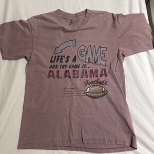 Vintage 90s Alabama Football Single Stitch T-Shirt Oneita Power-T USA L 21x27